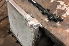 Замена пластокового бачка радиатора на алюминевый